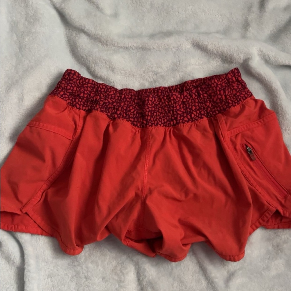 Women's lululemon Red Athletic Shorts